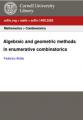 Small book cover: Algebraic and Geometric Methods in Enumerative Combinatorics