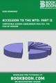 Small book cover: Accession to the WTO: Computable General Equilibrium Analysis