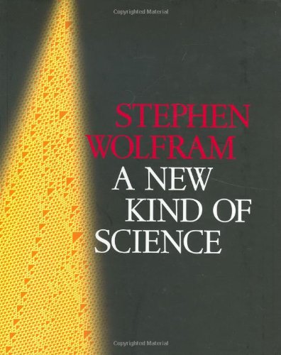 Large book cover: A New Kind of Science