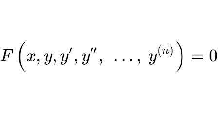 Illustration of Ordinary Differential Equations (ODE)