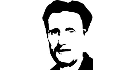 Illustration of George Orwell