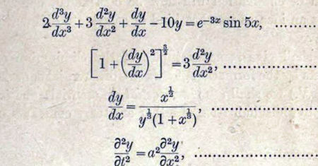 Illustration of Differential Equations