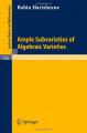 Book cover: Ample Subvarieties of Algebraic Varieties