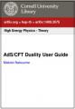 Book cover: AdS/CFT Duality User Guide