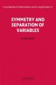 Book cover: Symmetry and Separation of Variables