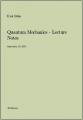 Book cover: Quantum Mechanics - Lecture Notes