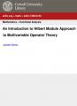Small book cover: An Introduction to Hilbert Module Approach to Multivariable Operator Theory