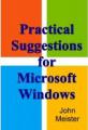 Small book cover: Practical Suggestions for Microsoft Windows