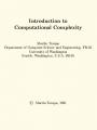 Book cover: Introduction to Computational Complexity