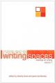 Book cover: Writing Spaces: Readings on Writing