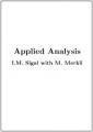Small book cover: Applied Analysis