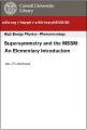 Book cover: Supersymmetry and the MSSM: An Elementary Introduction