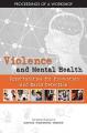 Book cover: Violence and Mental Health