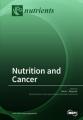 Small book cover: Nutrition and Cancer