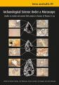 Book cover: Archaeological Science Under a Microscope