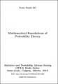 Book cover: Mathematical Foundations of Probability Theory