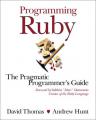 Book cover: Programming Ruby: The Pragmatic Programmer's Guide