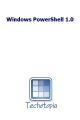 Book cover: Windows PowerShell 1.0 Essentials