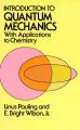 Book cover: Introduction to Quantum Mechanics with Applications to Chemistry