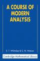 Book cover: A Course of Modern Analysis