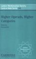 Book cover: Higher Operads, Higher Categories
