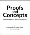 Small book cover: Proofs and Concepts: the fundamentals of abstract mathematics