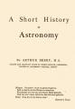 Small book cover: Short History of Astronomy