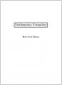 Book cover: Mathematics Formulary