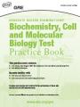 Small book cover: GRE Biochemistry, Cell and Molecular Biology Test Practice Book
