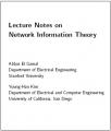 Small book cover: Lecture Notes on Network Information Theory