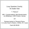 Small book cover: Loop Quantum Gravity
