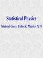 Book cover: Statistical Physics