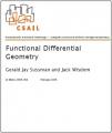Small book cover: Functional Differential Geometry