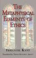 Book cover: The Metaphysical Elements of Ethics