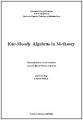 Small book cover: Kac-Moody Algebras in M-theory