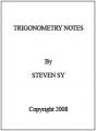 Small book cover: Trigonometry Notes