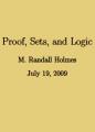 Book cover: Proof, Sets, and Logic