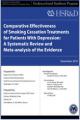Small book cover: Comparative Effectiveness of Smoking Cessation Treatments for Patients with Depression