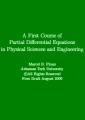 Book cover: A First Course of Partial Differential Equations in Physical Sciences and Engineering
