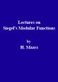 Small book cover: Lectures on Siegel's Modular Functions