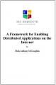 Book cover: A Framework for Enabling Distributed Applications on the Internet