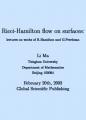 Book cover: Ricci-Hamilton Flow on Surfaces