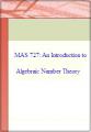 Small book cover: An Introduction to Algebraic Number Theory