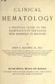 Book cover: Clinical Hematology