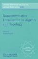 Book cover: Noncommutative Localization in Algebra and Topology