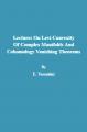 Book cover: Lectures On Levi Convexity Of Complex Manifolds And Cohomology Vanishing Theorems