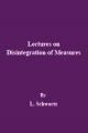 Small book cover: Lectures on Disintegration of Measures