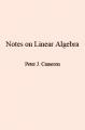 Book cover: Notes on Linear Algebra