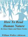 Book cover: How to Read Human Nature