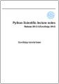 Small book cover: Python Scientific Lecture Notes